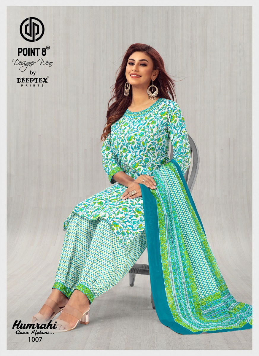 Deeptex Humrahi Cotton Printed Patiyala Readymade Suit
